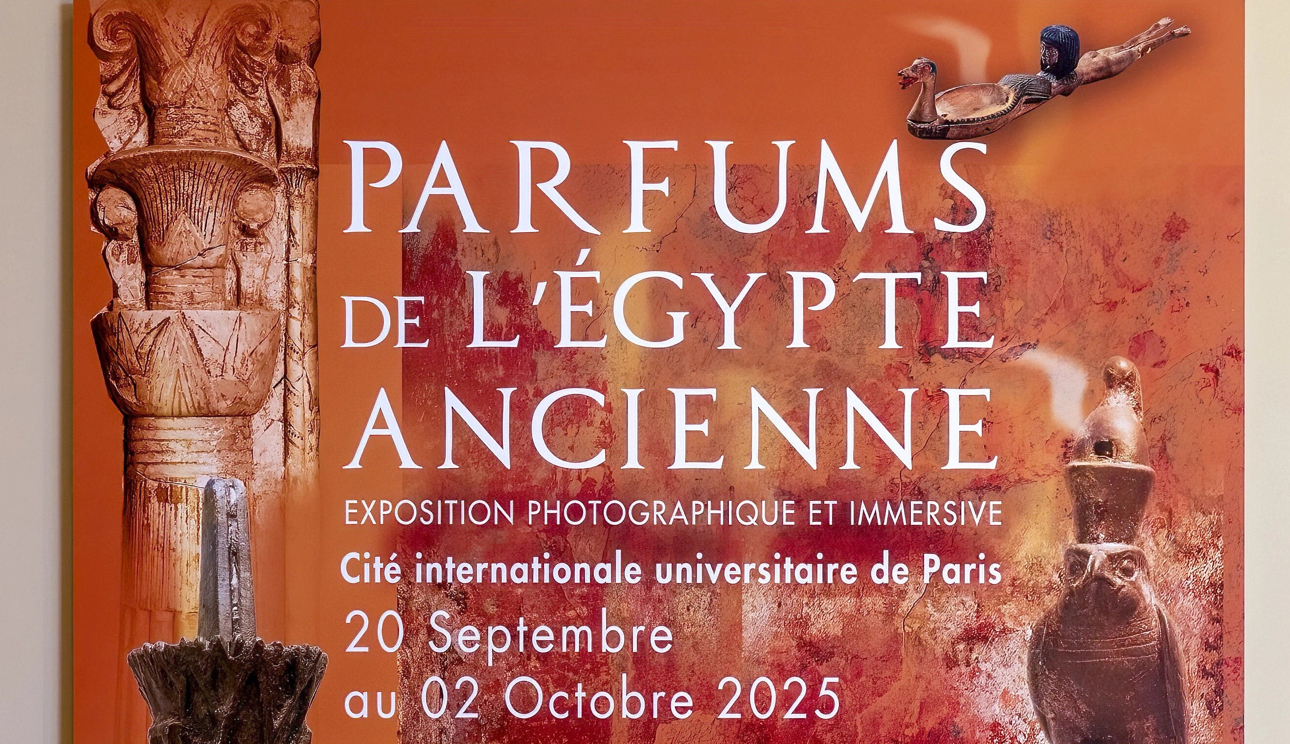 Affiche de l'exposition photographique et immersive